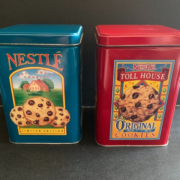 2 - Vintage Nestle Rectangle Tins - Picture 3 of 7